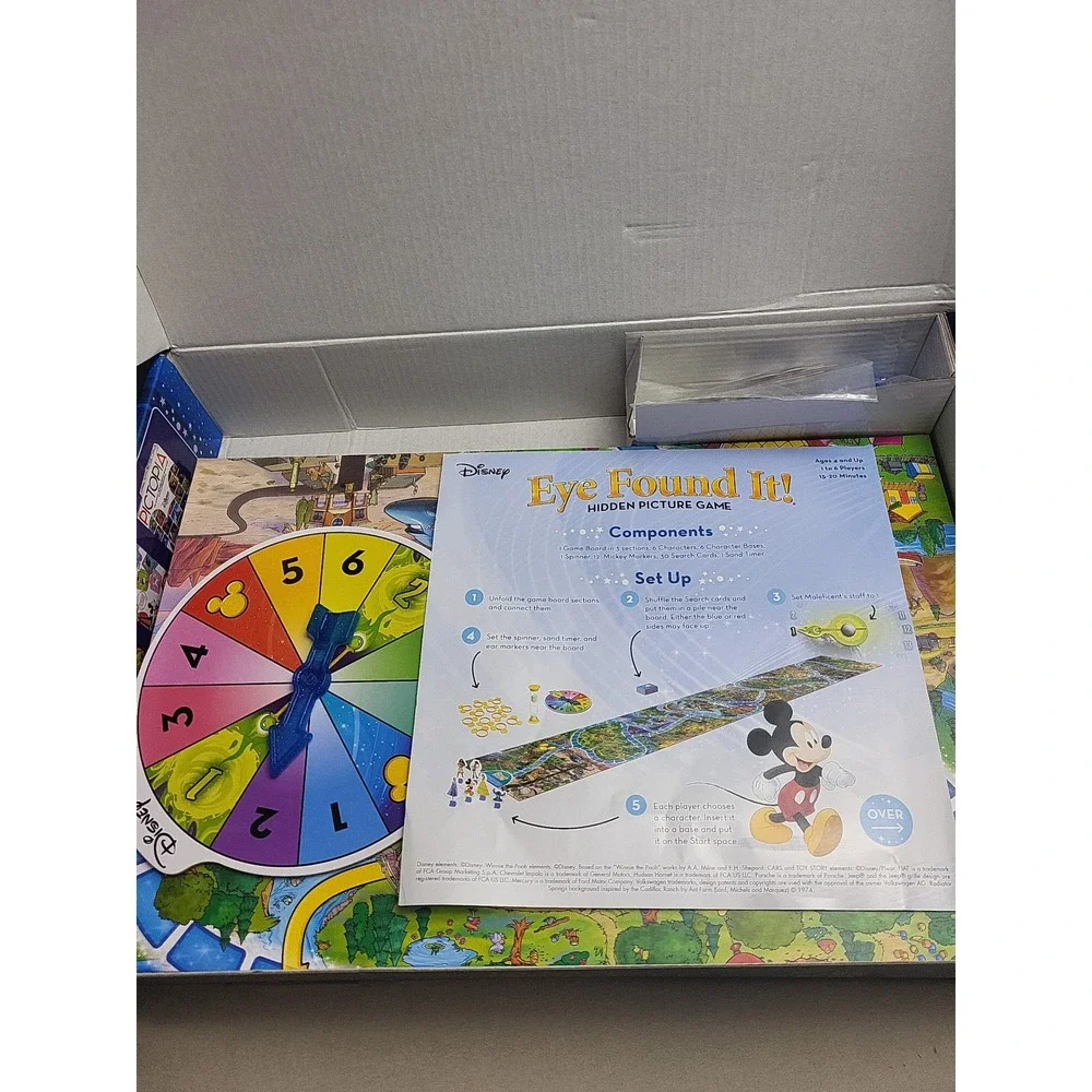 Disney Eye‎ Found It Hidden Picture Board Game Complete Excellent Condition